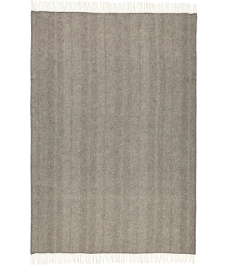 Skandinaviško dizaino eglutės rašto vilnonis pledas Scandimama Grey 0133