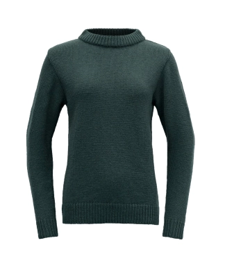 Tamsiai žalias vilnonis megztinis Devold