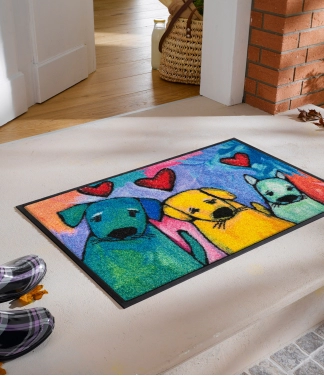 Plaunamas durų kilimėlis Doggies