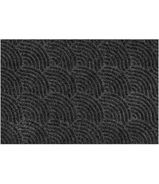 Tamsiai pilkas durų kilimėlis Waves Dark Grey