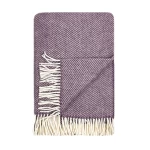 Violetinės spalvos vilnonis pledas Scandimama Lavender Purple 0187
