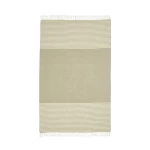 Žalias vilnonis pledas su dryžiais Scandimama Light green 871