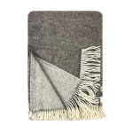 Šiltas vilnonis pledas Scandimama Grey Brown 0142