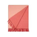Švelnus ir šiltas merino vilnos pledas Scandimama Vermilion Coral 2211 1