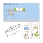 lechuza vazonai balconera ismatavimai 5