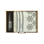 Набір плед з вовни і аромат для дому 1