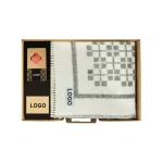 Набір з пледом та свічкою з логотипом 1