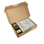 Різдвяний набір вовняний плед і свічка