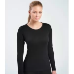 Чорна жіноча кофта з довгим рукавом 2