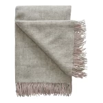 Norvegiškos vilnos vilnonis pledas Scandimama Rosa Grey 2152 1