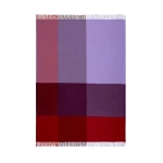 Prabangus merino vilnos pledas Scandimama Purple Berries 5315
