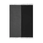 Tamsių spalvų merino vilnos pledas Scandimama Granit Black 2201