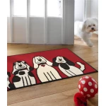 Stilingas durų kilimėlis namams Three Dogs 1