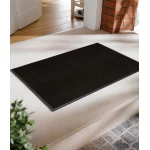 Plaunamas durų kilimėlis Raven Black 1