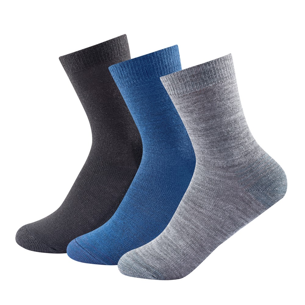 Шкарпетки з мериносової вовни Devold Light 3 пари Vyriškos merino vilnos kojinės