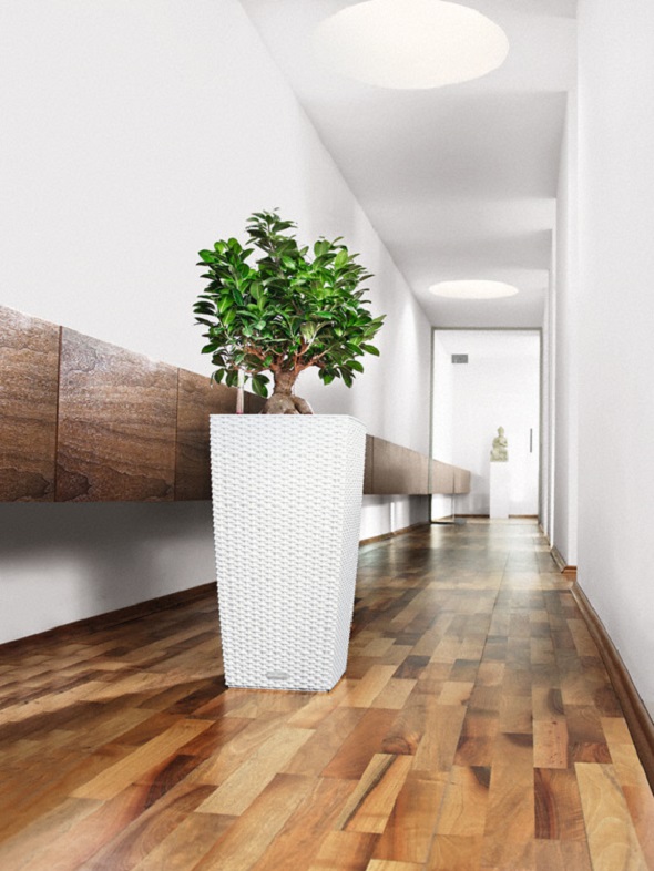 Високий вуличний вазон Lechuza Cubico Cottage 5 Високий вуличний вазон Lechuza Cubico Cottage 5
