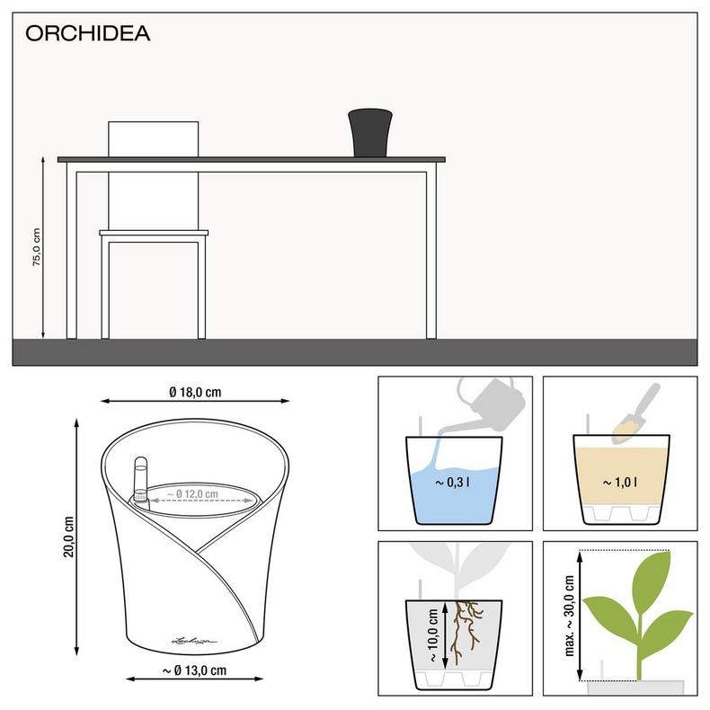 Кашпо для орхідей Lechuza Orchidea 7 Кашпо для орхідей Lechuza Orchidea 7