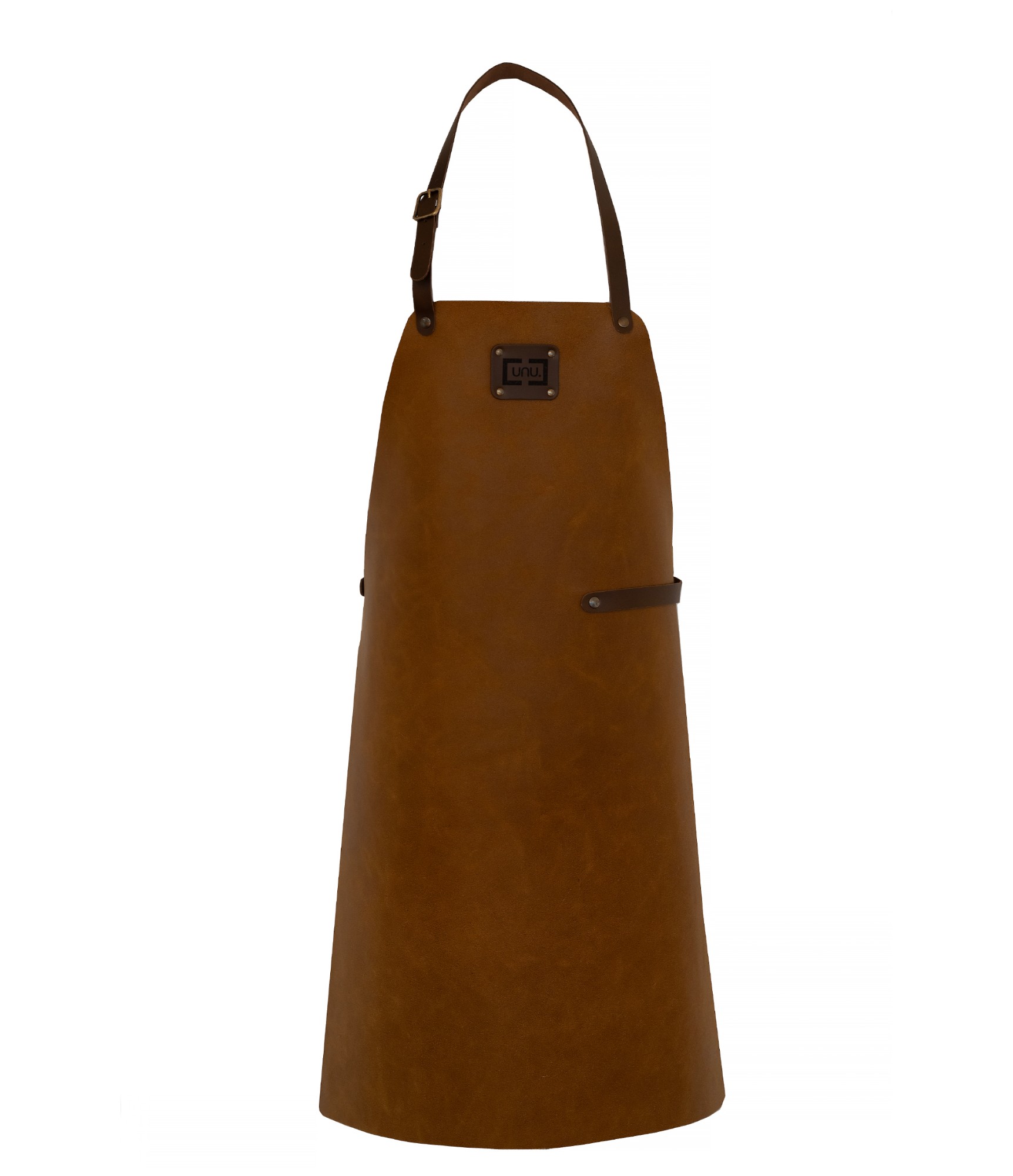 Шкіряний фартух Sand 3 prijuostė bbq ruda spalva 3