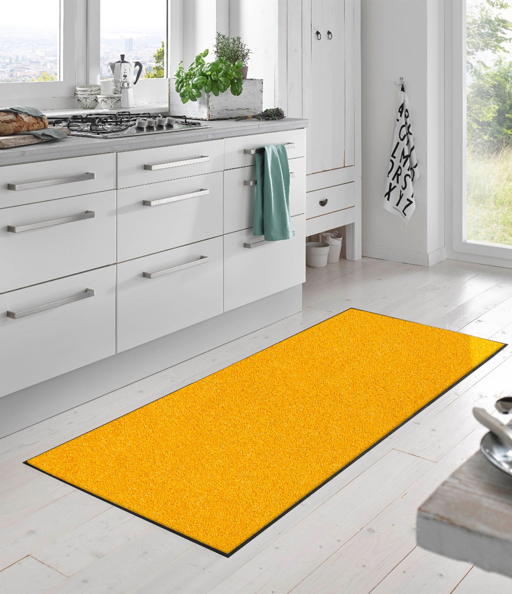 Килимок Honey Gold 9 kiliminis takas geltonas plaunamas 9