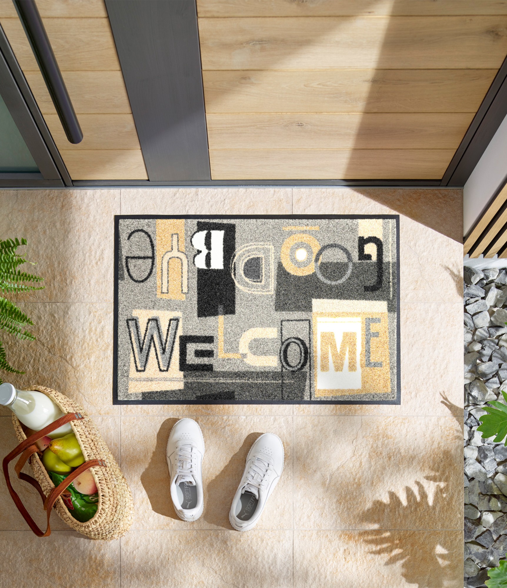 Килимок Welcome Goodbye 3 stilingas duru kilimelis namams 3