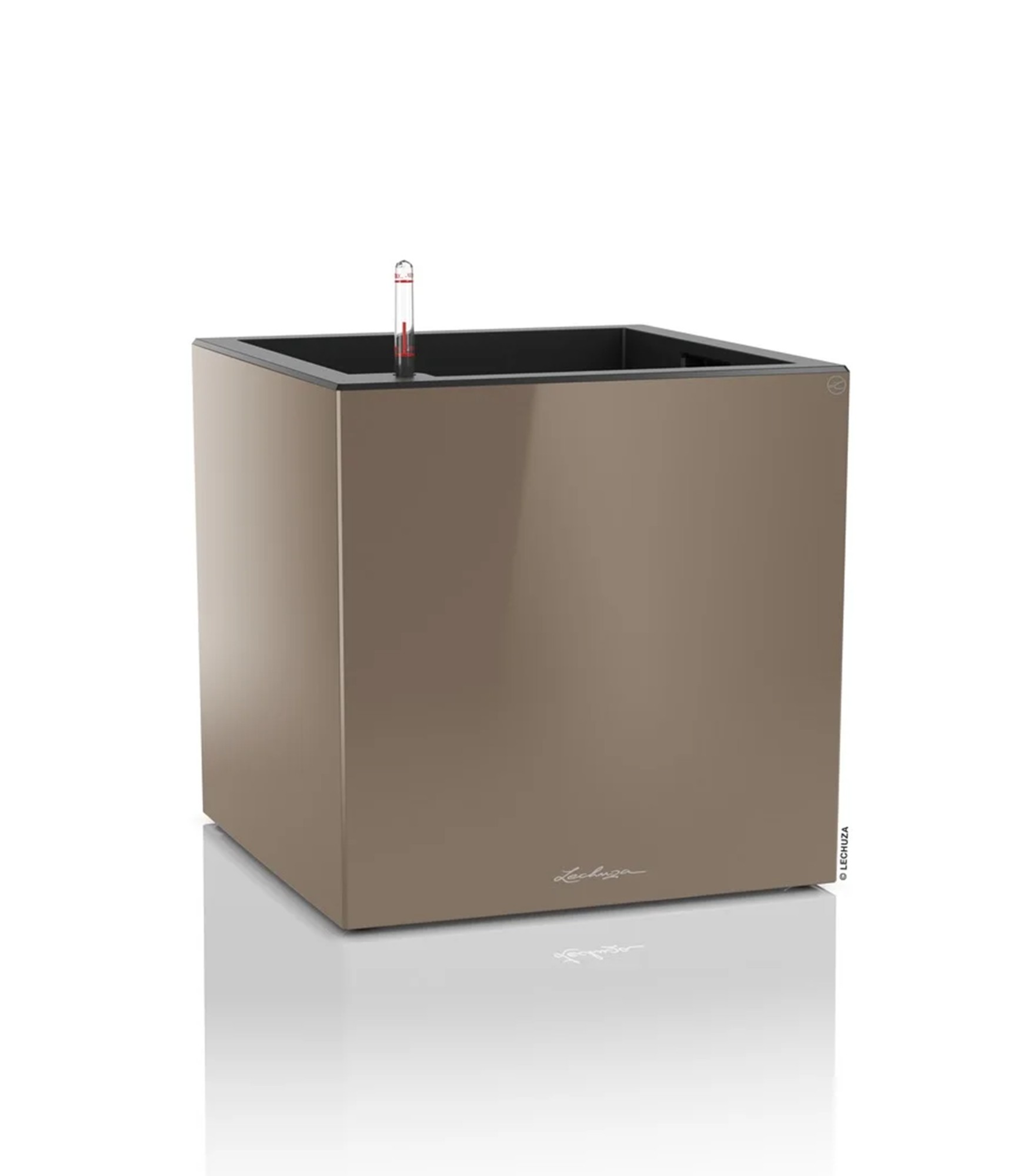 Квітковий вазон Lechuza Canto Square Premium 40 4 rudas lechuza canto premium vazonas 4
