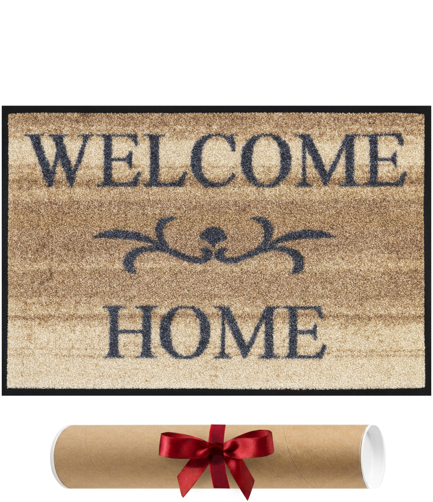 Kilimėlis Welcome Home kaip dovana įkurtuvių proga