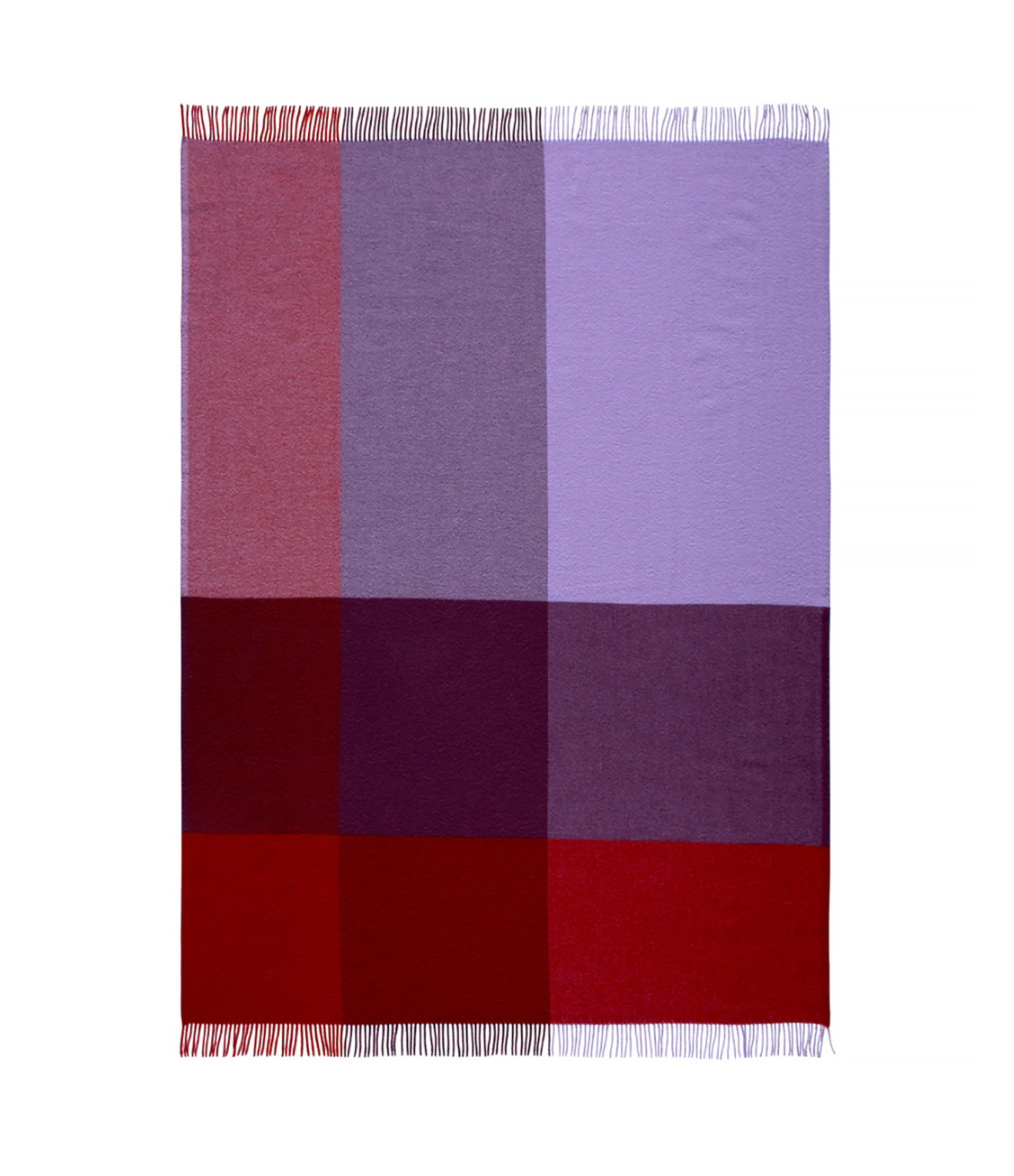 Prabangus merino vilnos pledas Scandimama Purple Berries 5315
