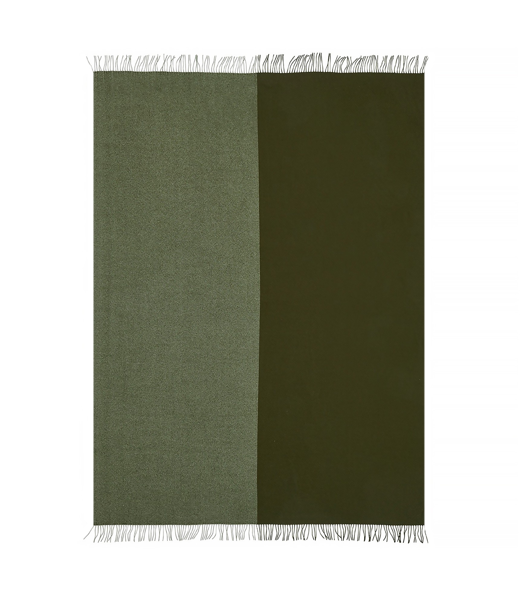 Žalios spalvos tonų merino vilnos pledas Scandimama Moss Seaweed 2213