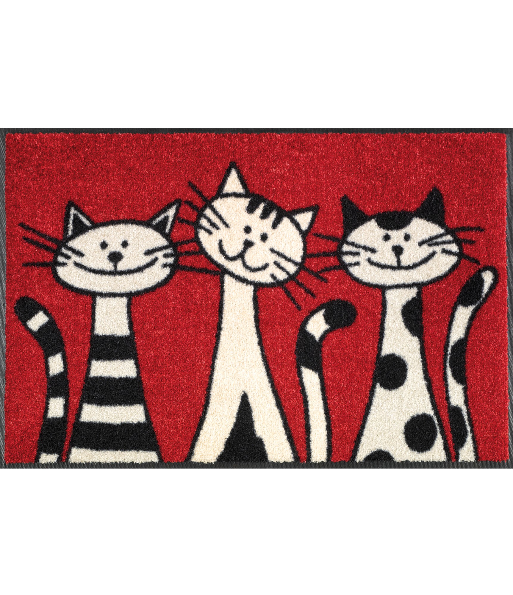 Lauko durų kilimėlis namams Three cats