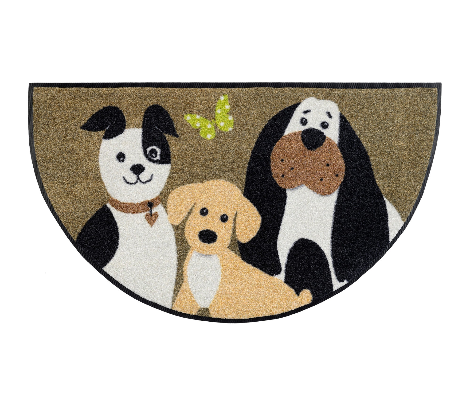Durų kilimėlis su šuniukais Round Dog Trio 