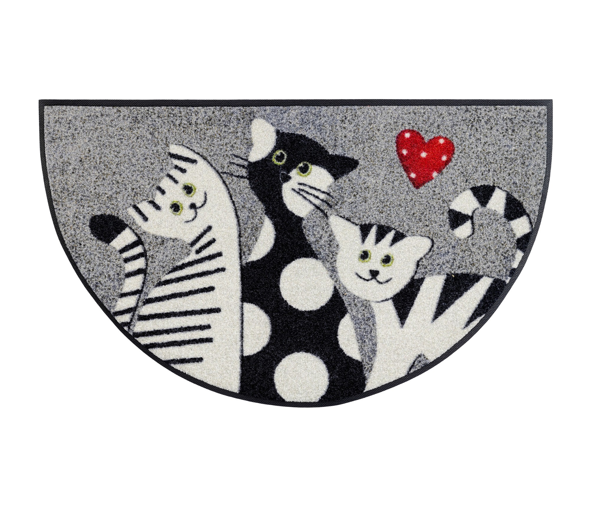 Durų kilimėlis su kačiukais Cat Trio Round 