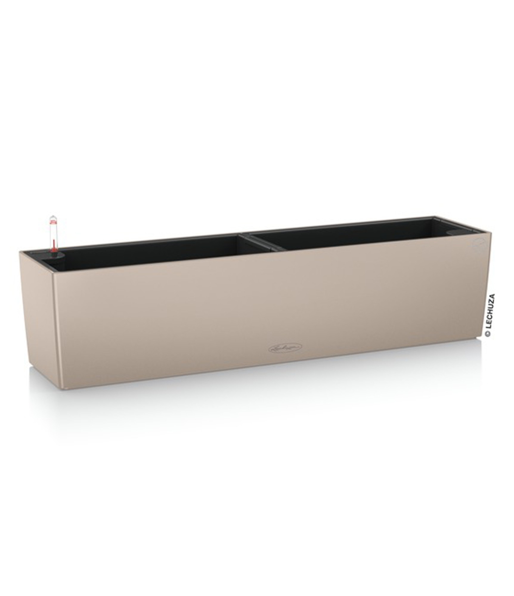 Балконний ящик для квітів Lechuza Balconera Color 80 11 sviesiai rudas lovelis gelems lechuza 11